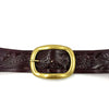 Ceinture en cuir italien embossé B28820 Landes