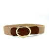 Ceinture elastique en cuir italien B3561 Landes