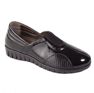 CAGIVA – SOULIER 0613-3000 (#7) – CUIR NOIR