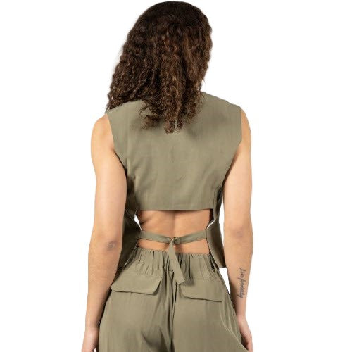 Gilet Femme Olive C'est Moi Cet3202
