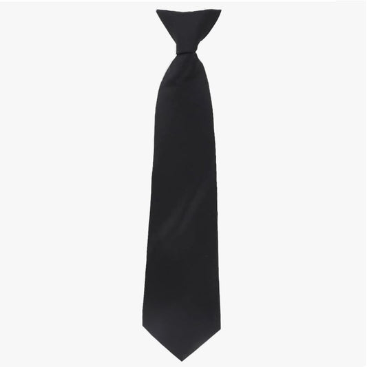 Cravate noir 100% polyester