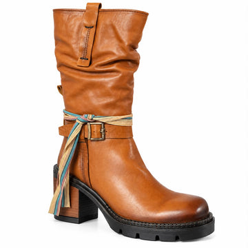 Botte de cuir pour femme FELMINI D951-23 Namibia/Tibre #10