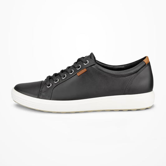 Soulier en cuir pour femme Ecco Soft 7 Noir  #1208