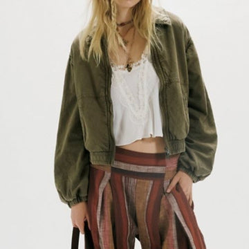Jacket Birdie Washed FREE PEOPLE F25Jk01706-3304 Olive