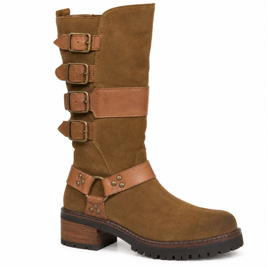 Disponible en ligne seulement - Botte Femme Tan Suede L'orange Faith-23 (#4)