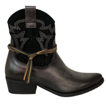 DISPONIBLE EN LIGNE SEULEMENT - FELMINI - CUIR ANTIQUE - D737-97 (8) - NOIR