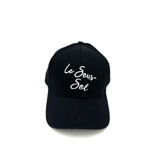 Casquette en Sergé de Coton avec Bride D’Ajustement Le Sous-Sol