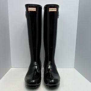DISPONIBLE EN LIGNE SEULEMENT – Hunter – Botte de pluie – Noir Lustré – #5