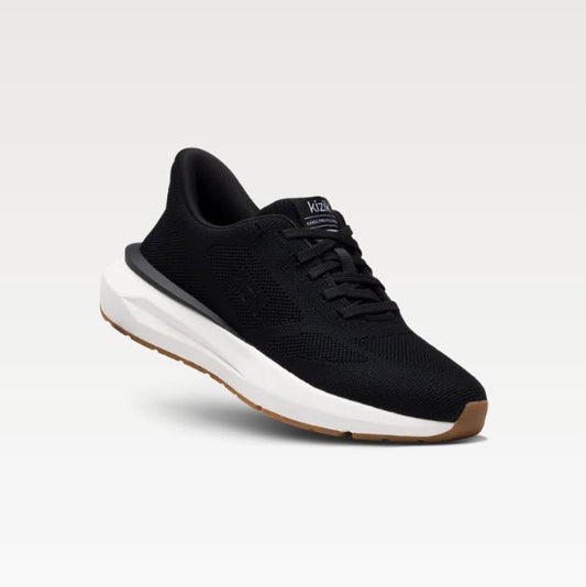 Basket Retro - Kizik - Athens 2 Knit - WATK2602B (#3) - Noir/Blanc