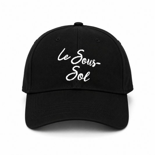 Casquette en Sergé de Coton avec Bride D’Ajustement Le Sous-Sol