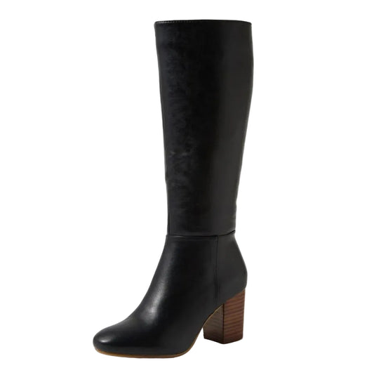 Bottes hautes Malanda en cuir noir IL12321BLASM #1