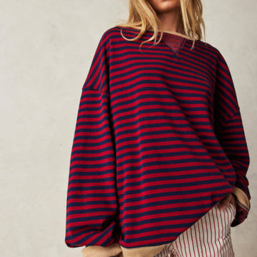 DISPONIBLE EN LIGNE SEULEMENT - FREE PEOPLE – CLASSIC STRIPED – OB1717006-6600