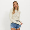 Chandail M.Longue We The Free Lucky Locket Tee FREE PEOPLE OB1934239