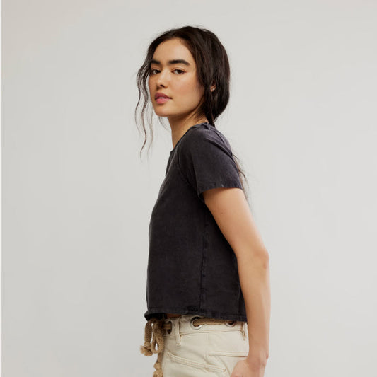 T-shirt femme noir Everyday FREE PEOPLE - OB2187898-0010