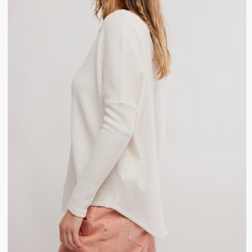 Chandail de type thermal FREE PEOPLE OB2315356-1103 Blanc