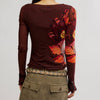 Chandail Lilly à manches longues FREE PEOPLE OB2430031