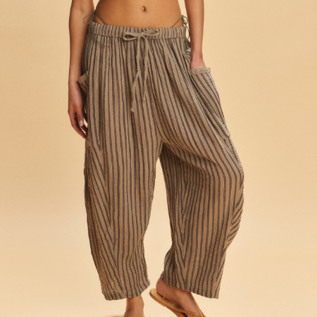 Pantalon Femme Rayée Free People OB2115760-0052