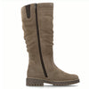 Botte cuissarde à zip pour femme REMONTE D3W71-25 #185 Taupe