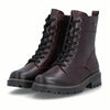 Botte lacet et zip pour femme REMONTE D0B85-35 #186 Bordo