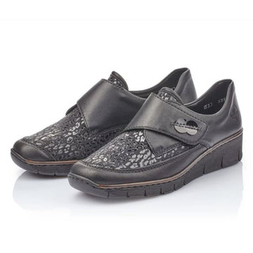 RIEKER – SOULIER DAME – 537C0-00 – NOIR (#23)