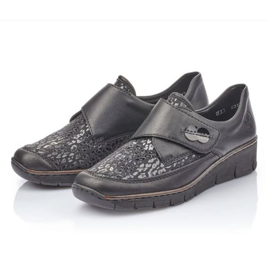 RIEKER – SOULIER DAME – 537C0-00 – NOIR (#23)