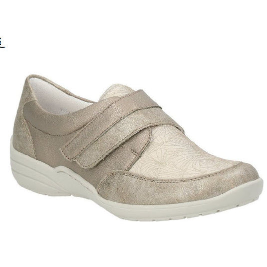 DISPONIBLE EN LIGNE SEULEMENT - REMONTE - SOULIER VELCRO - R7600-91 - (#36) - METALLIC