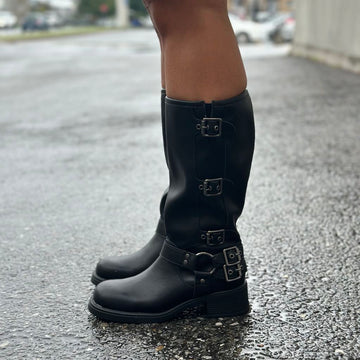 DISPONIBLE EN LIGNE SEULEMENT - STEVE MADDEN – BOTTE – NOIR – CLARAHH (#141)