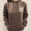 TAVERNSHACK - HOODIE BRUN - COW-BOY - TVK12 - PRINT 2 COULEURS