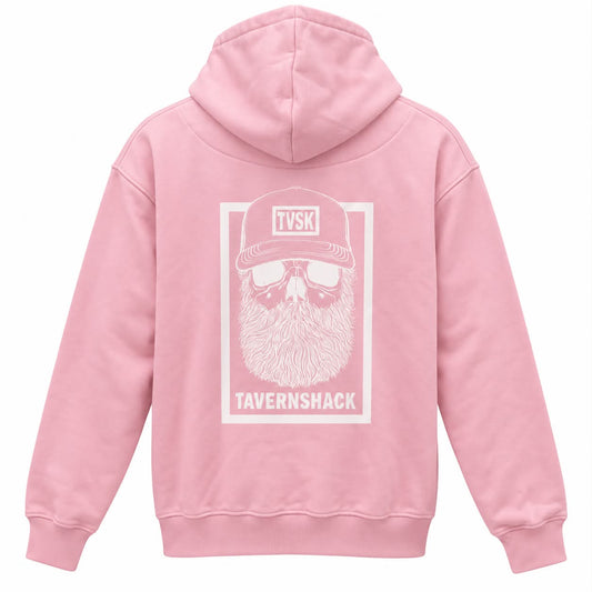 TAVERNSHACK - HOODIE ROSE - ORIGINAL - TVK21 - PRINT BLANC