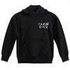 TAVERNSHACK - HOODIE NOIR - ORIGINAL - PRINT BLANC