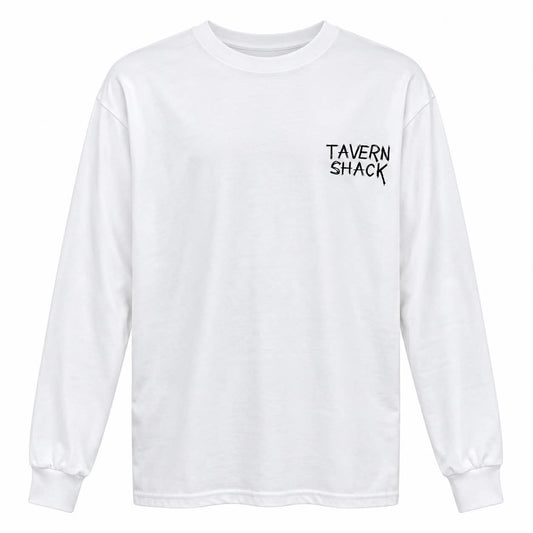 TAVERNSHACK - M. LONGUES BLANC LOGO ORIGINAL NOIR