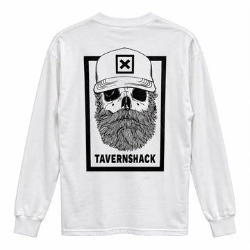 TAVERNSHACK - M. LONGUES BLANC LOGO ORIGINAL NOIR