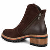 Botte à Talon avec zip Femme Tyche Manda Chocolat #78