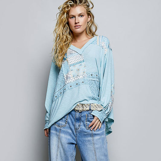 Chandail V-Neck Femme Pol Clothing YKT1686