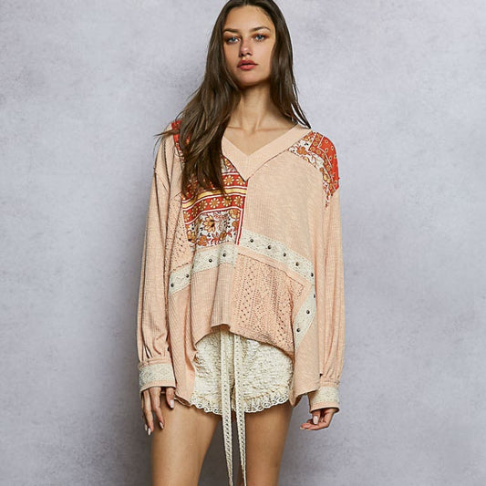 Chandail V-Neck Femme Pol Clothing YKT1686