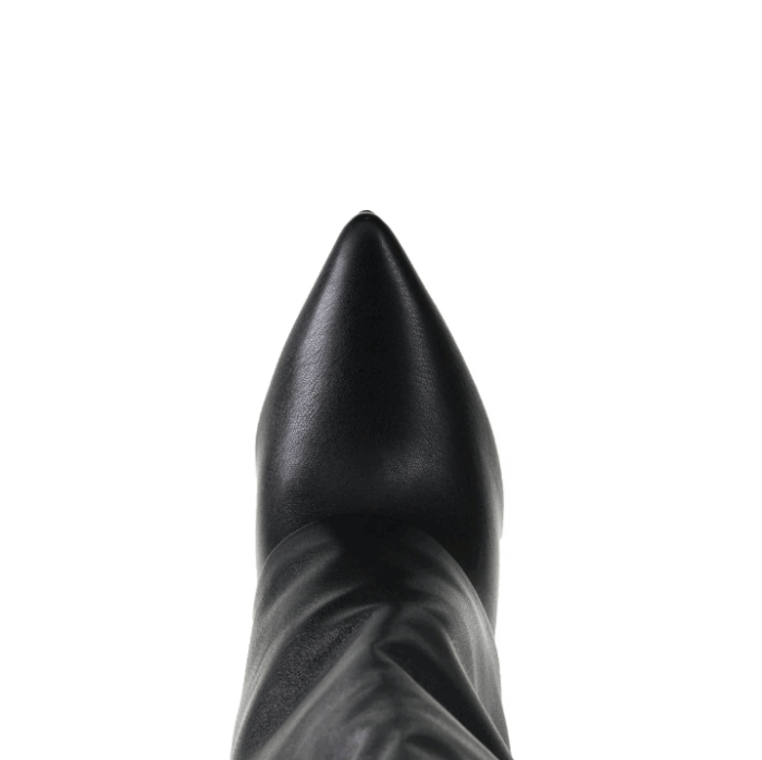 DISPONIBLE EN LIGNE SEULEMENT - CHINESE LAUNDRY - FAVE BOOT - (#10) - NOIR SMOOTH – Image 2