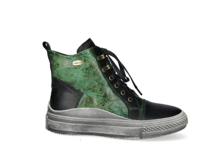 DISPONIBLE EN LIGNE SEULEMENT - LAURA VITA - #A1-62215-N - NOIR ET VERT