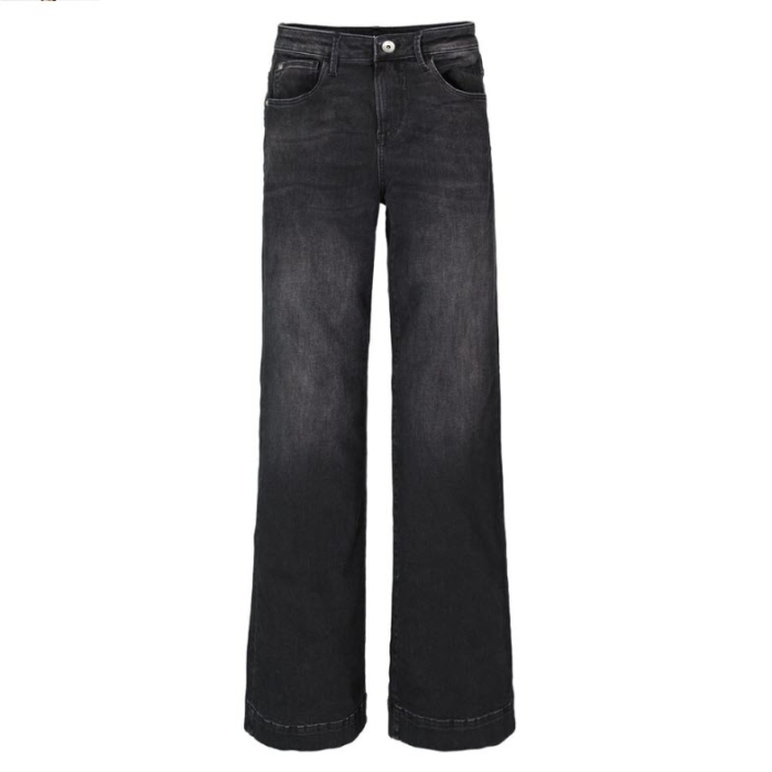 GARCIA - JEANS A JAMBE LARGE - #249-8190 - FONCÉ