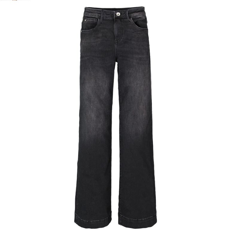 GARCIA - JEANS A JAMBE LARGE - #249-8190 - FONCÉ