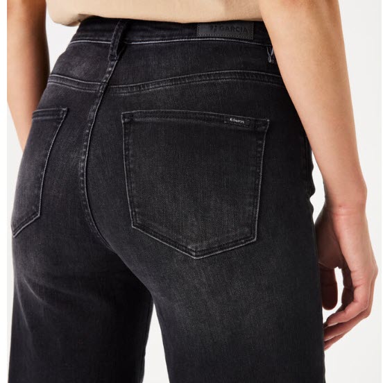 GARCIA - JEANS A JAMBE LARGE - #249-8190 - FONCÉ – Image 2