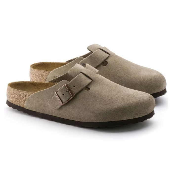 BIRKENSTOCK – CLOG – BOSTON – SUEDE – 560771 (#112) – TAUPE