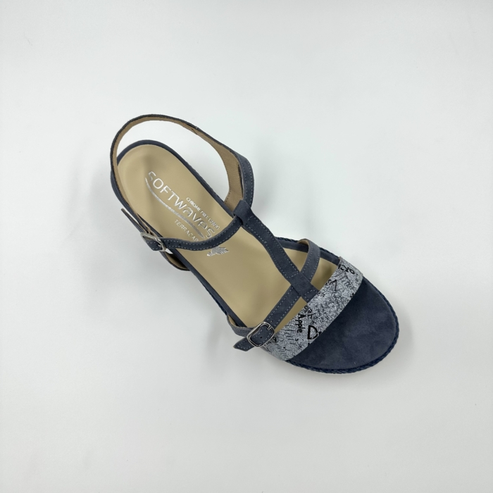 DISPONIBLE EN LIGNE SEULEMENT - SOFTWAVES - SANDALES - 7424307 - DENIM – Image 2