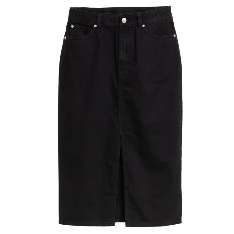 TOM TAILOR - JUPE MIDI - 1046677-14482 - NOIR