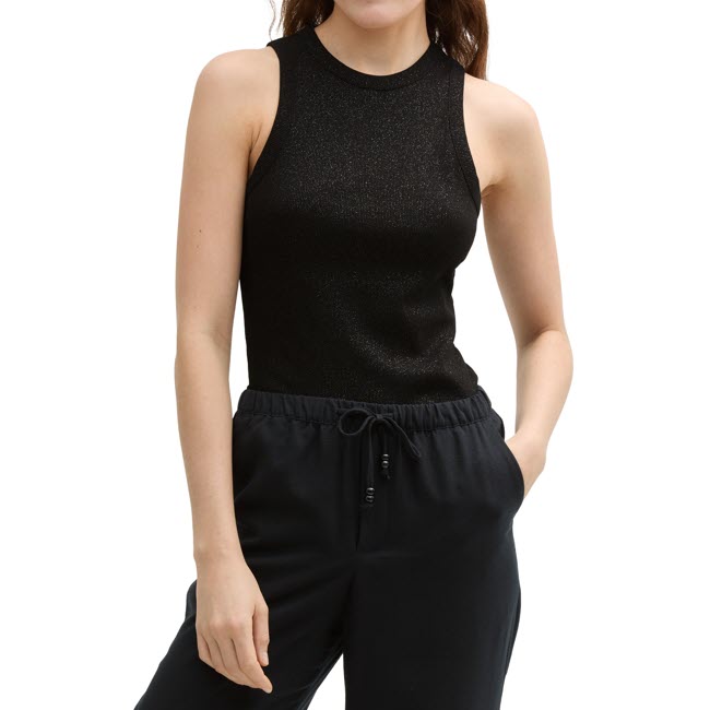TOM TAILOR - CAMISOLE - 1047120-14482 - NOIR