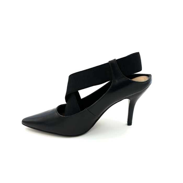 DISPONIBLE EN LIGNE SEULEMENT - J.RENEÉ - SOULIERS À TALONS - BETHANEY - BLACK KID SKIN – Image 2