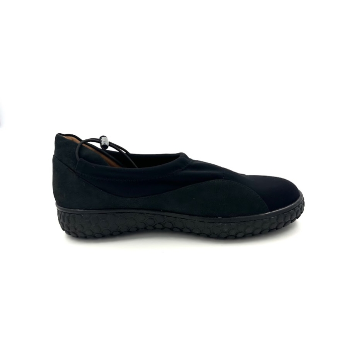 DISPONIBLE EN LIGNE SEULEMENT - L'AMOUR DES PIEDS - CHAUSSURES - ZAIDEE - CUIR NUBUCK - BLACK