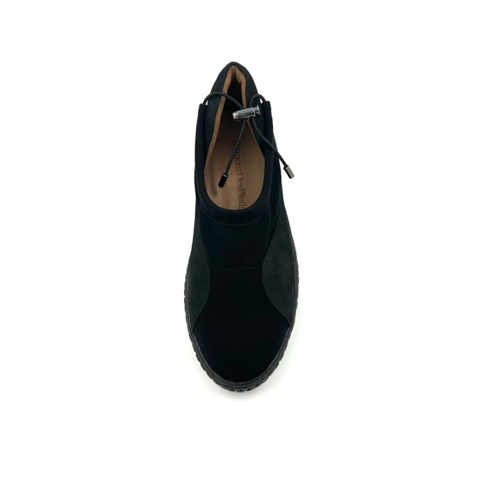 DISPONIBLE EN LIGNE SEULEMENT - L'AMOUR DES PIEDS - CHAUSSURES - ZAIDEE - CUIR NUBUCK - BLACK – Image 3