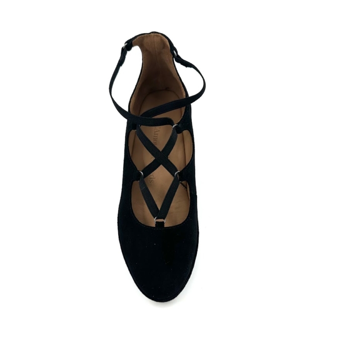 DISPONIBLE EN LIGNE SEULEMENT - L'AMOUR DES PIEDS - BENHAM - KID SUEDE - BLACK – Image 3