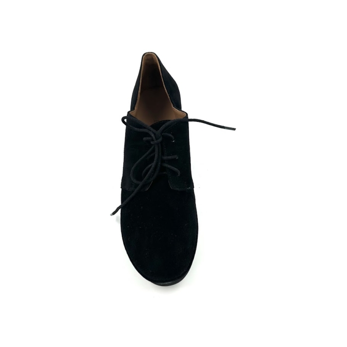 DISPONIBLE EN LIGNE SEULEMENT - L'AMOUR DES PIEDS - ADOLPHUS - KID SUEDE - BLACK – Image 3