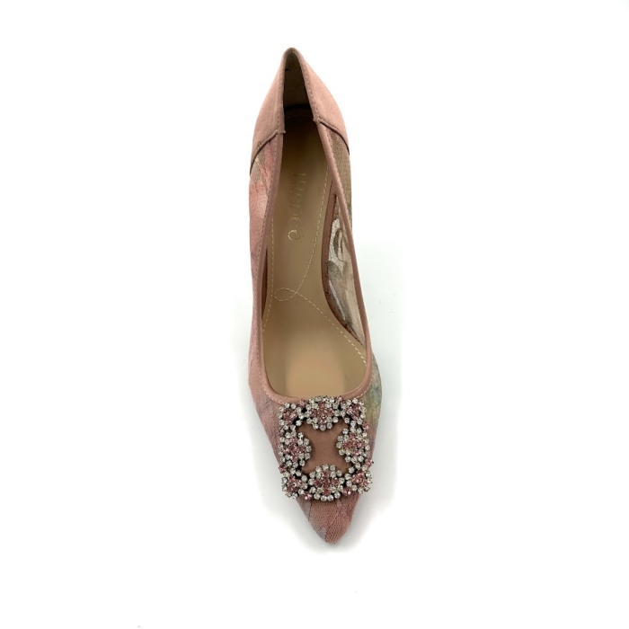DISPONIBLE EN LIGNE SEULEMENT - J.RENEÉ - BILBOA - SOULIERS À TALONS - PASTEL / FLORAL – Image 3